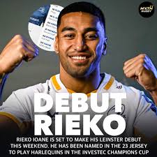 Rieko Ioane is set for his Leinster debut this weekend