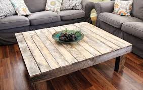 Bring all the comforts to your living room by adding this coffee table in the center that is a lovely pallet wood creation! Wooden Pallet Coffee Table Novocom Top