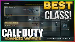 Advanced Warfare Best Gun Class Setup Call Of Duty Aw Youtube