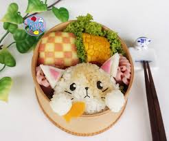Sakura Snuggle Kitty Bento Box Food Art Bento Japanese Food Bento Japanese Food Art