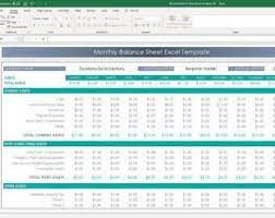 Quarterly Balance Sheet Excel Template Balance Tracker Etsy Excel Templates Business Excel Balance Sheet