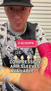 Which flavor would you rock? Comment PINK or BLUE 🍦#summergames #icecream  #armsleeves #baseball #drip #scoop #sports #tts #fyp