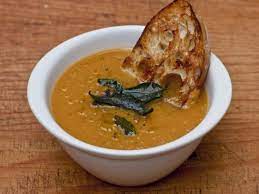 Jamie Oliver Recipe Superb Pumpkin Soup With Parmesan Croutons Lekker Eten Eten Lekker