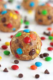 Amaze everyone with this cookie monster cake from delish.com. No Bake Monster Cookie Balls The Bakermama