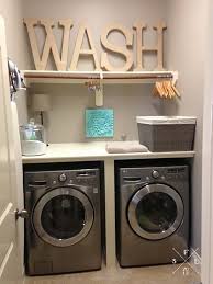 Organizing the laundry room cupboards, adding a shelf and some cute decor have made my laundry room so much prettier and functional. 39 Clever Laundry Room Ideas That Are Practical And Space Efficient
