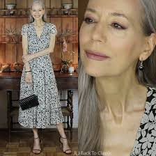 Style Over 50: Favorite Black Floral Midi Dresses; New All-Natural,  Clean-Beauty Eyeshadow Palette