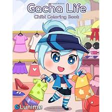 Coloring pages of gacha life. Gacha Life Chibi Coloring Book Featuring Official Anime Characters From Gacha Life Gacha Club Gacha World And More By Lunime Inc