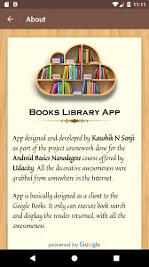 Github Kaushiknsanji Books Library App App Illustrating The Book Listing App Project Done As Part Of Udacity S Android Basics Nanodegree Course