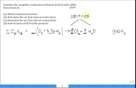 Solved (20 Pts) (A) The Complete Combustion Of Octane C8H 18 | Chegg.Com