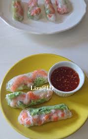 1 sudu makan minyak sayur. Intai Dapur Vietnamese Spring Roll