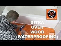 Observe the curing times of all materials. Install Ditra On A Wood Subfloor Stop Cracked Tiles 17 Steps With Pictures Instructables