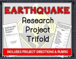Earthquake Research Tri Fold Brochure Middle School Science Class Earth And Space Science Science Curriculum