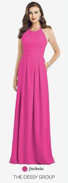 Stunning Fuchsia Pink Bridesmaid Dresses In 2020 Pink Bridesmaid Dresses Fuchsia Bridesmaid Dresses Hot Pink Bridesmaid Dresses
