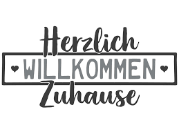 Die show für studenten der zeppelin uni. Wandtattoo Herzlich Willkommen Zuhause Zweifarbig Klebeheld