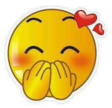 Esse emoji é semelhante ao emoji mandando beijo, porém aqui ele é representado por um gato. Beijinhos Emoticons Engracados Smiley Emoji Produtos Emoji