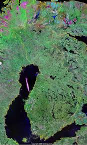 130,666 sq mi (338,424 sq km). Finland Map And Satellite Image
