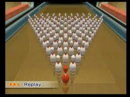 Wii Sports Resort Bowling 100 Pin Game Secret Strike Youtube