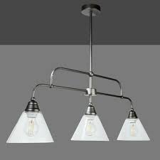 Kitchen island used as a dining table. Modern Ceiling Bar 3 Light Dining Table Light Kitchen Island Light Ebay