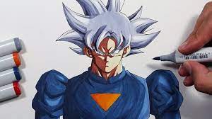 Son goku is a fictional character and main protagonist of the dragon ball manga series created by akira toriyama.he is based on sun wukong (known as son goku in japan and monkey king in the west), a main character in the classic chinese novel journey to the west (16th century), combined with influences from the hong kong martial arts films of jackie chan and bruce lee. Draw Goku Mastered Ultra Goku Ultra Instinct Full Body Novocom Top