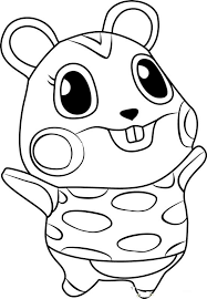 Free printable coloring pages featuring a wide variety of animals including birds, cats, dinosaurs,dogs, and more. Animal Crossing Coloring Pages 100 Free Coloring Pages