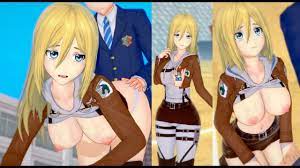 エロゲーコイカツ！】進撃の巨人(attack on Titan) ヒストリア・レイス3DCG巨乳アニメ動画[Hentai Game Koikatsu!  Historia Reiss(Anime 3D - Pornhub.com