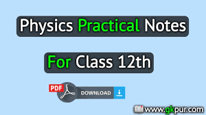 Physics Practical Class 12 Pdf Download Physics Physics Projects Pdf Download