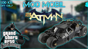 Gtainside is the ultimate gta mod db and provides you more than 45,000 mods for grand theft auto: Dff Only Mod Mobil Batman Gta Sa Android Mod Gta Sa Android By Mufa Krunch