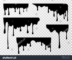 Black And White Slime Drip Background Black Dripping Oil Stain Sauce Or Paint Current Vector Silhouettes Isolated Liquid Splash Splatte Dripping Paint Art Hand Painted Textures Banner Ads Design