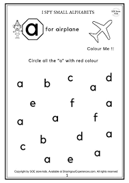 Also browse through these free alphabet worksheets for preschool and kindergarten. Buy Soe Store Kids Preschool Alphabets Activity Worksheets 26 Pages Age 2 4 Years Online At Low Prices In India Amazon In