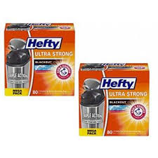 Hefty ultra strong tall kitchen trash bags, citrus t. F66g7wt Hefty Ultra Strong Blackout Trash Bags Clean Burst Tall Kitchen Drawstring 13 Gallon 80 Count 2 Pack 80 Count