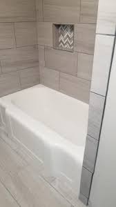 Daltile Nova Falls Gray 12 In X 24 In Porcelain Floor And Wall Tile 15 6 Sq Ft Case Bathroom Remodel Shower Grey Bathroom Tiles Small Bathroom Remodel