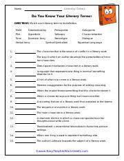 Sure, i'll have your dinner ready in hell. Bellwork Pdf Name Literary Terms Do You Know Your Literary Terms Directions Match Each Literary Term To Its Definition Motif Foreshadowing Protagonist Course Hero