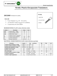 Octopart is the preferred search engine for electronic parts. C2060 Datasheet