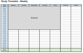 Building a study plan helps you manage your time more effectively. Study Timetables St Colmcille S Cs