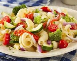Recette De Salade De Pates Aux Legumes D Ete Recette Recette Salade De Pates Pates Aux Legumes Salade De Pates