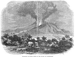 Mt Pelee Eruption 1855 By Granger