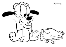 You can select the image and save it to your smart device and desktop to print and curious and happy pluto dog printable coloring pages. Printable Pluto Baby Plays With The Plane Free Sheets Coloring Page