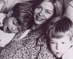 Lady Helen Taylor with her 2 sons Cassius (26 Dec 1996) and Columbus (6 Aug  1994)