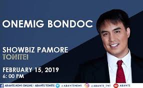 Juan miguel onemig rivera bondoc (born may 12, 1977) is a filipino actor and television host. Onemig Bondoc Abante Tnt Breaking News