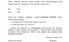 Berkat rahmat allah swt yang menguasai dan memutuskan segala urusan, setelah demikian surat pengangkatan ini dibuat, semoga amanah yang telah diberikan dapat dijalankan sebagaimana mestinya. Contoh Surat Kenaikan Jabatan Dan Gaji Bloggadogado Cute766