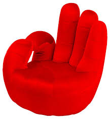 Red Ok Swivel Hand Chair Hand Chair Soft Furniture Sofa Uk