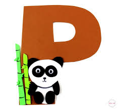 Here's a set of free printable alphabet letter images for you to download and print. P Is For Panda Letter Craft Free Printables Must Have Mom