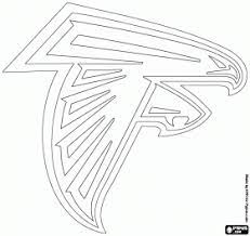 More nfl dot to dot printable worksheets. Logo For Atlanta Falcons American Football Team From The Nfc South Division Atlanta Georgia Coloring Page Atlanta Falcons Logo Falcon Logo Nfl Teams Logos