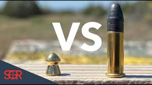 Peluru pcp 5 5 mm. 22lr Vs 22 Airgun Power Test Youtube