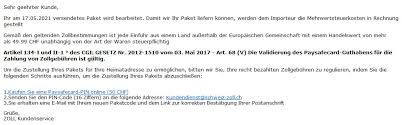 We did not find results for: Warnung Vor Gefalschten Sms Und E Mails Von Paketdiensten Oder Zoll