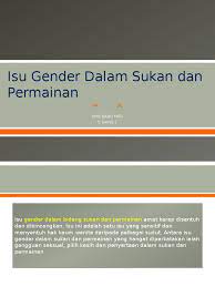 Baru sekitar empat menit aku mainkan penisku. Isu Gender Dalam Sukan Dan Permainan