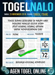 Kode Jp 2d Togel Wap Online Live Draw 4d Togelnalo Pangkal Pinang 23 November 2016 November Tanggal Latihan
