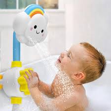 Sink inserts are accessories used while bathing a baby in a sink or sometimes a tub to ensure the baby's comfort and safety. Rb Baby Bath Shower Head Cute Cloud Spout Baby Bath Spray Toys With Sucker For Newborn Babies In Tub Or Sink Buy Online In Aruba At Aruba Desertcart Com Productid 193157056
