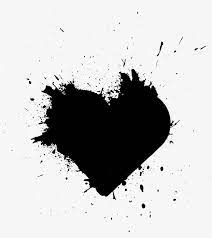 Download Free Download Black Paint Splash Heart For Free Nicepng Provides Large Related Hd Transparent Png Images Paint Splash Black Paint Painting