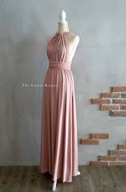 Blush Pink Infinity Gown Pre Order With Images Multiway Bridesmaid Dress Infinity Gown